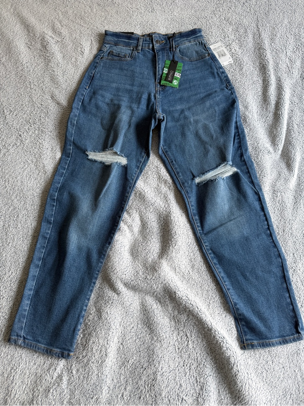 NWT Buffalo David Bitton Hi Rise Mom Jeans Women's Size 26